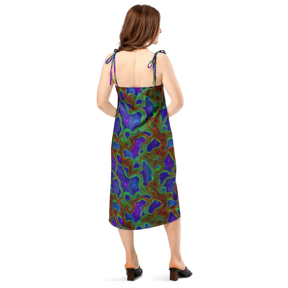 Astro Rapture on Slip Dress — Back