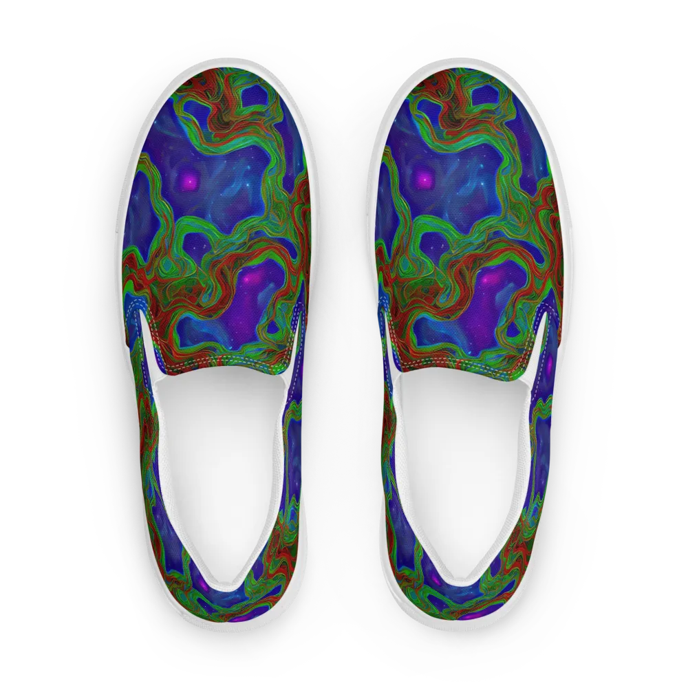 Astro Rapture on Men's Slip-On Canvas Shoes — Front