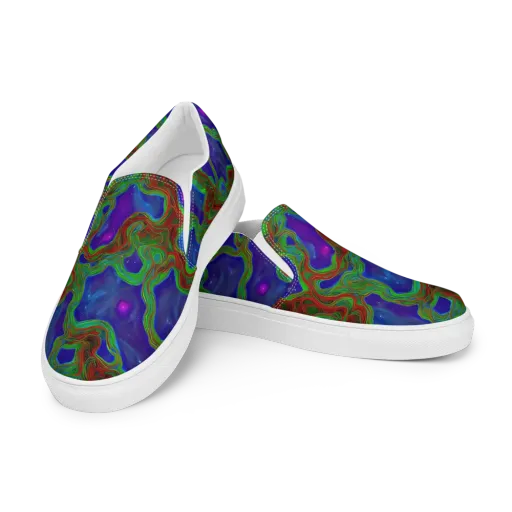 Astro Rapture on a Men's Slip-On Canvas Shoes