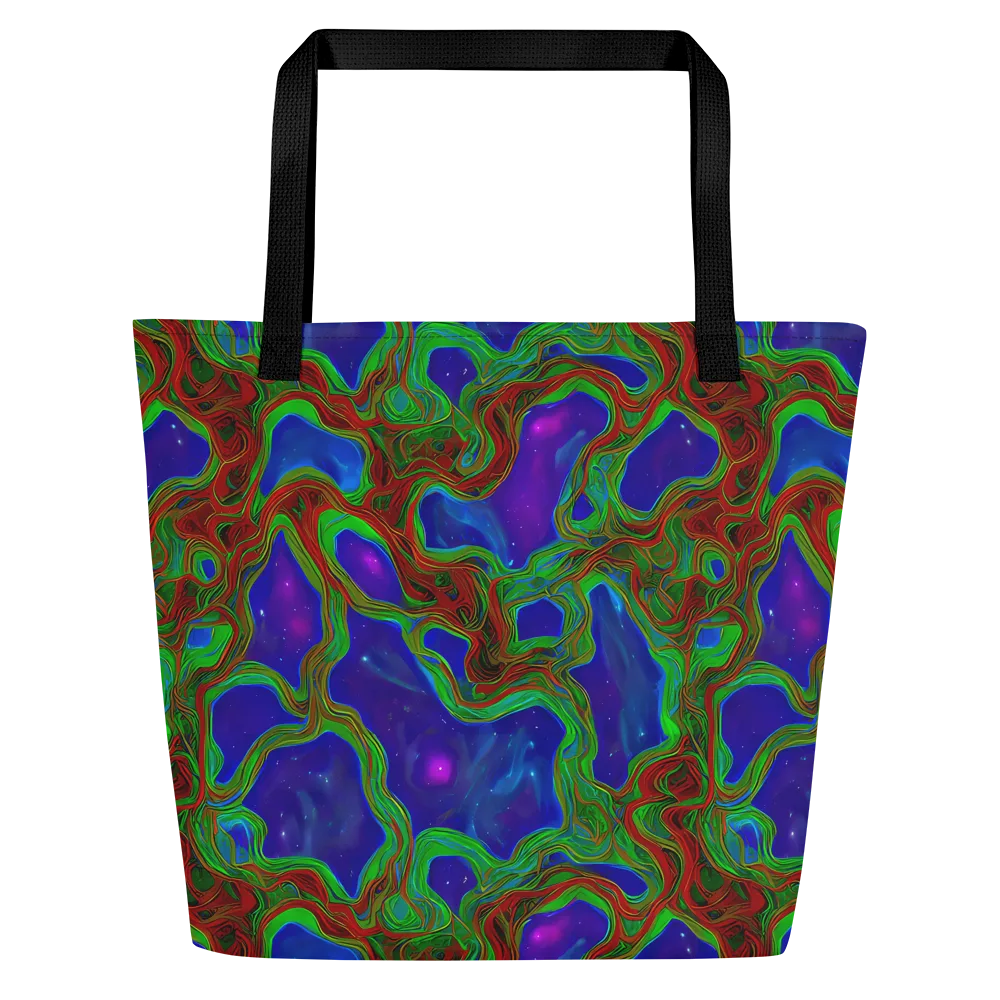 Astro Rapture on Large Tote Bag W/ Pocket — Front