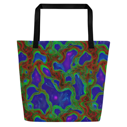 Astro Rapture on a Large Tote Bag W/ Pocket