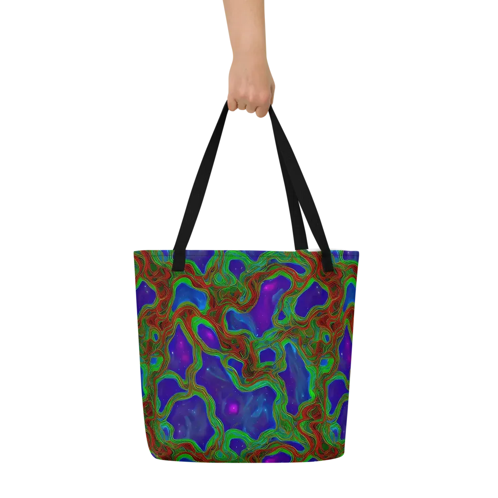 Astro Rapture on Large Tote Bag W/ Pocket — Front