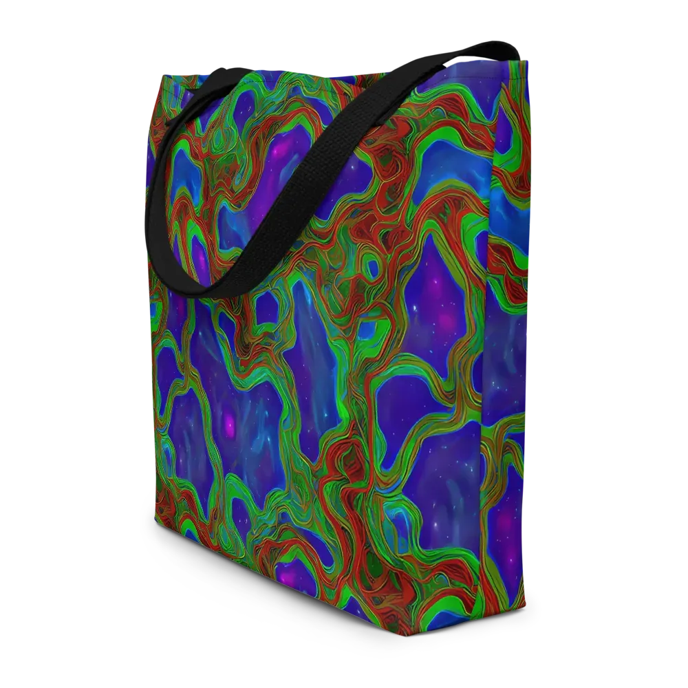 Astro Rapture on Large Tote Bag W/ Pocket — Front