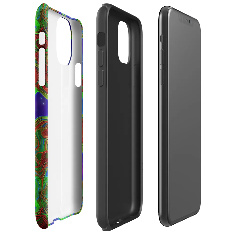 Astro Rapture on Tough Case for iPhone® — Right