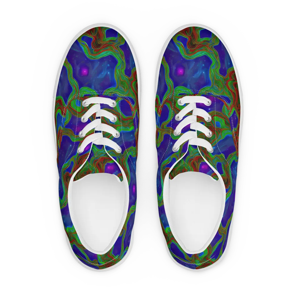 Astro Rapture on Men's Lace-Up Canvas Shoes — Front
