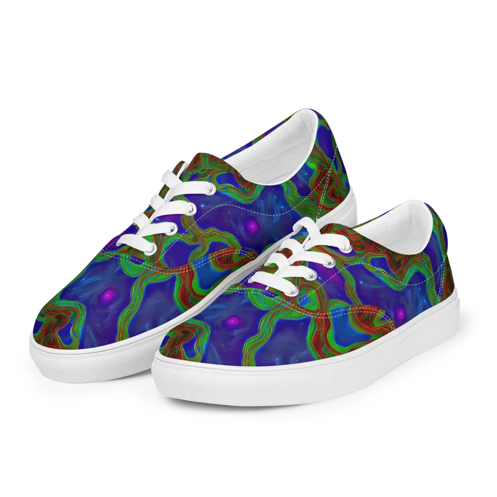 Astro Rapture on Men's Lace-Up Canvas Shoes — Left Front