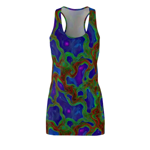 Astro Rapture on a Racerback Dress