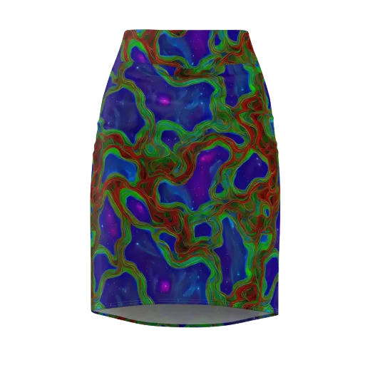 Astro Rapture on a Pencil Skirt