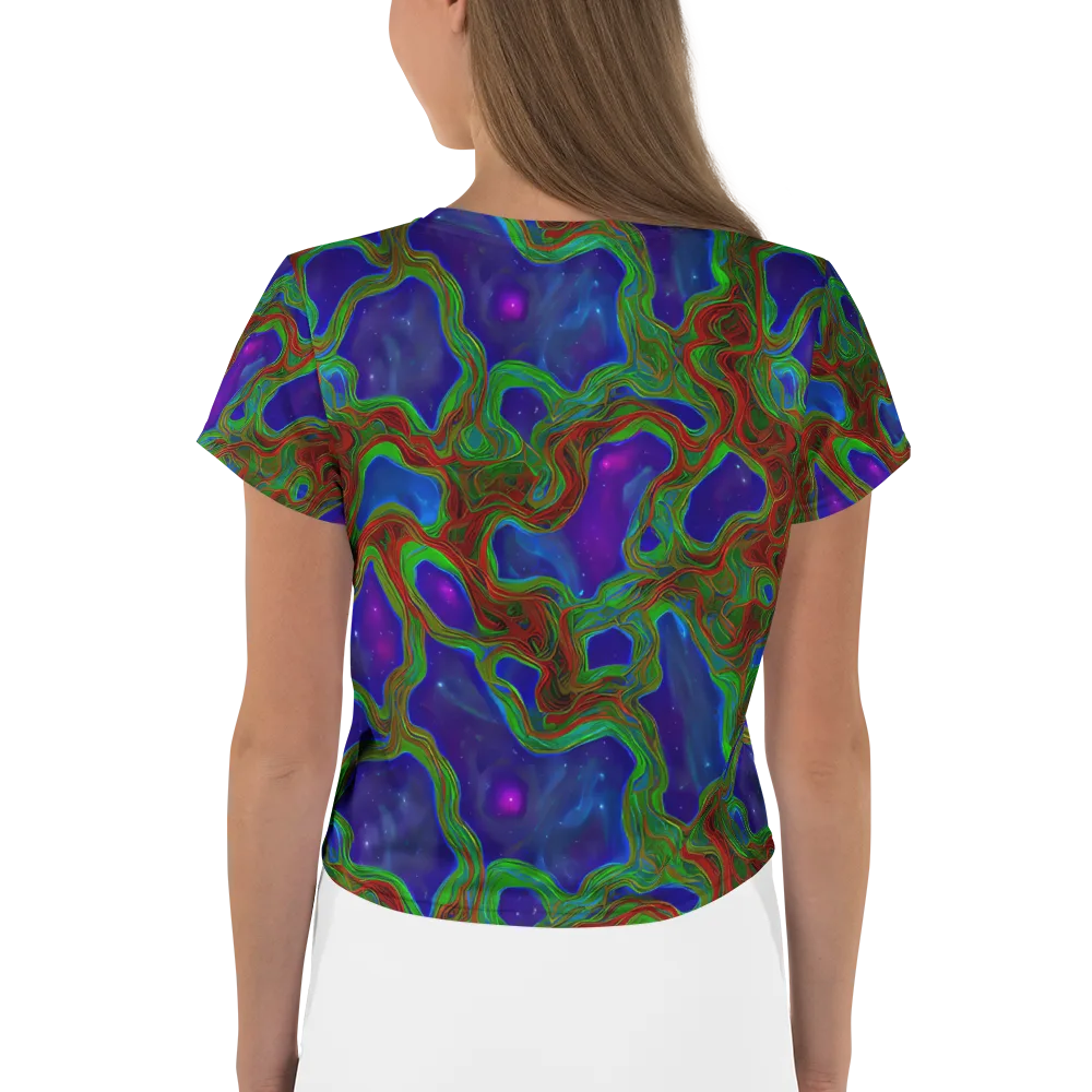 Astro Rapture on Crop Tee — Back