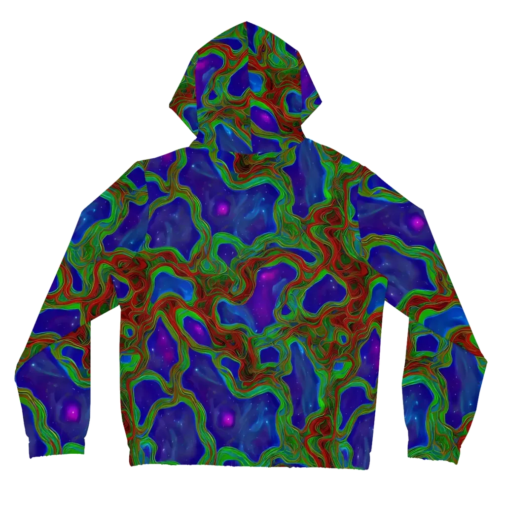 Astro Rapture on Women's Full-Zip Hoodie — Back