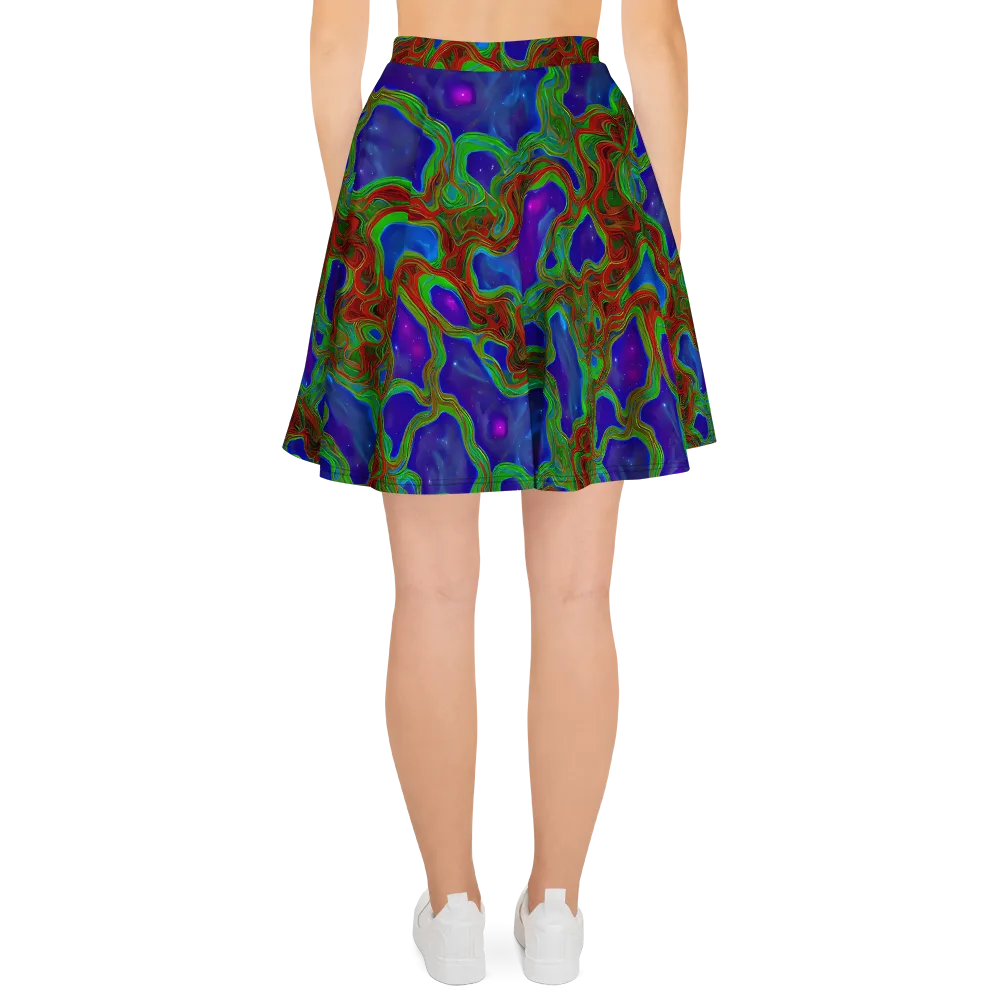 Astro Rapture on Skater Skirt — Back