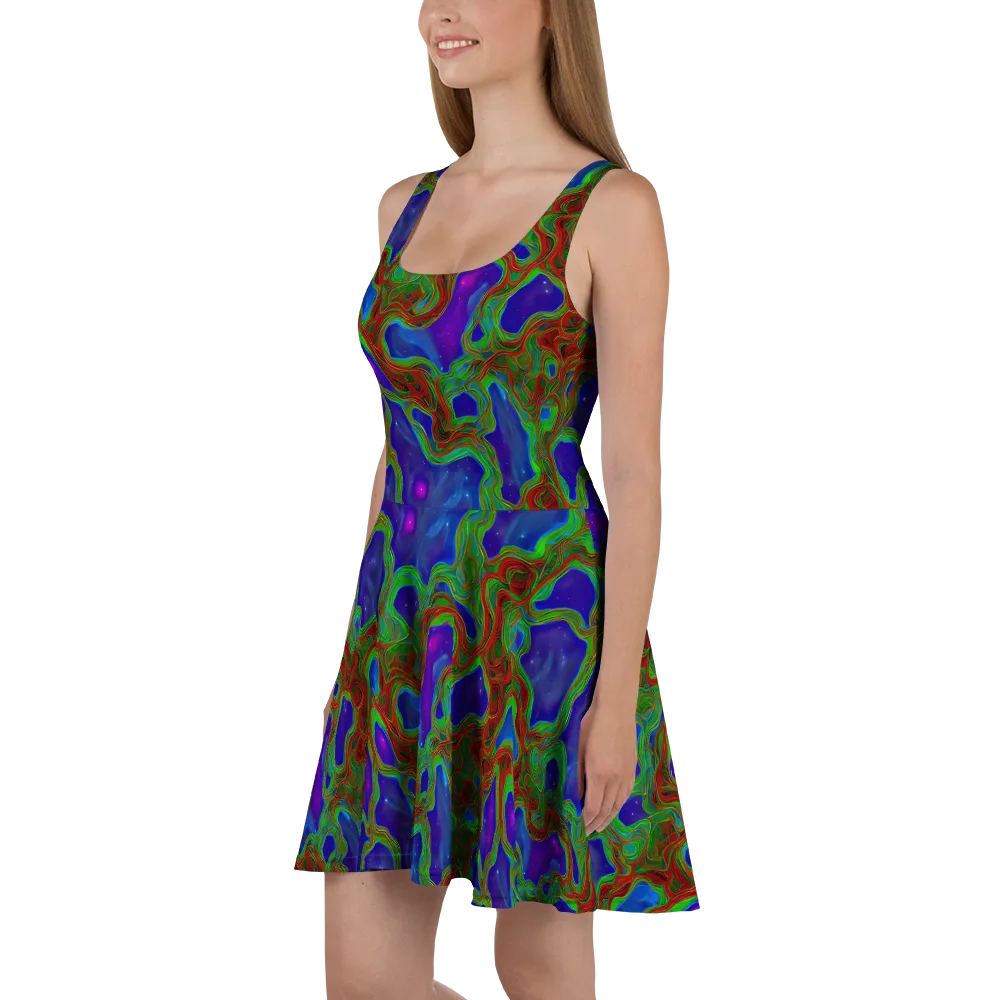 Astro Rapture on Skater Dress — Left