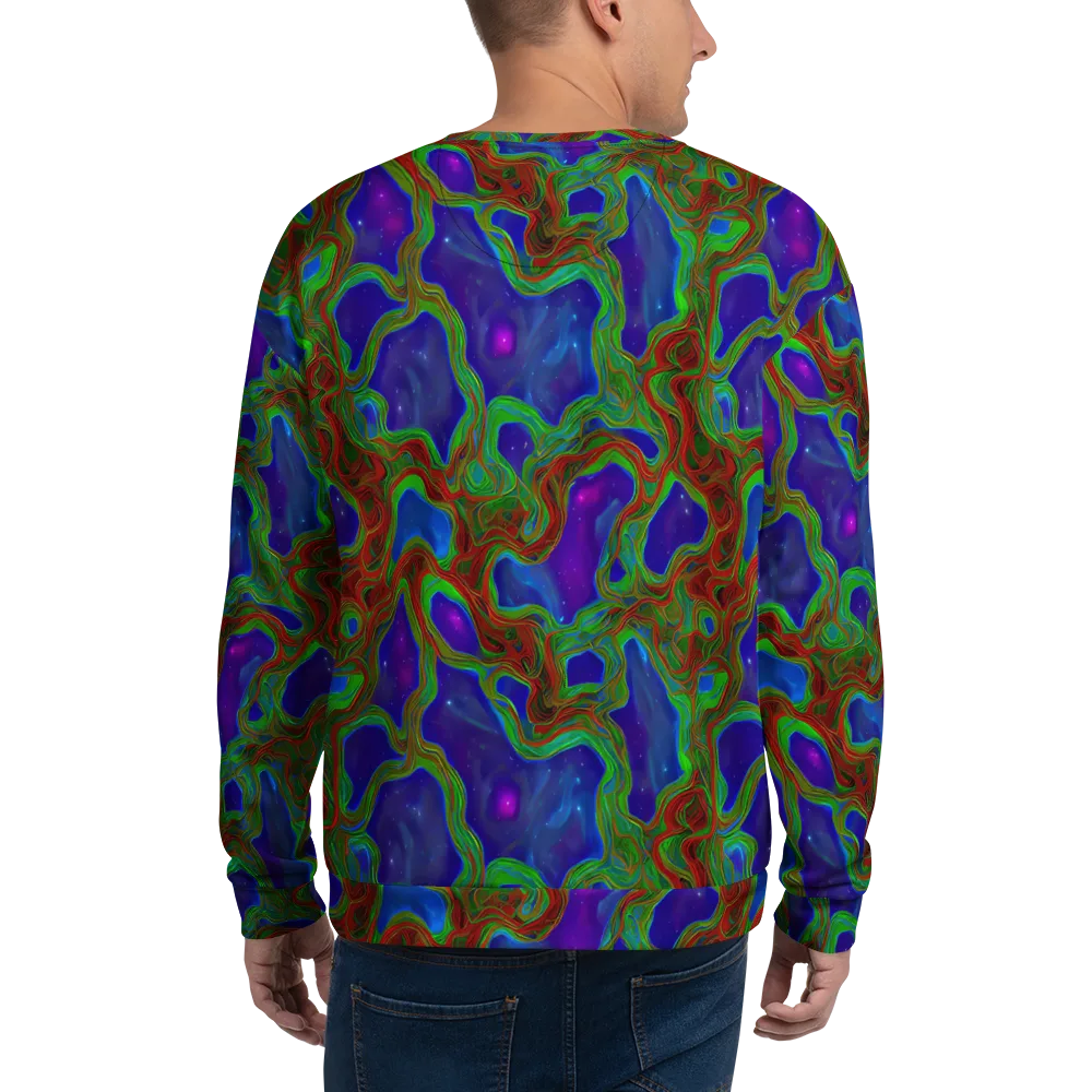 Astro Rapture on Sweatshirt — Back