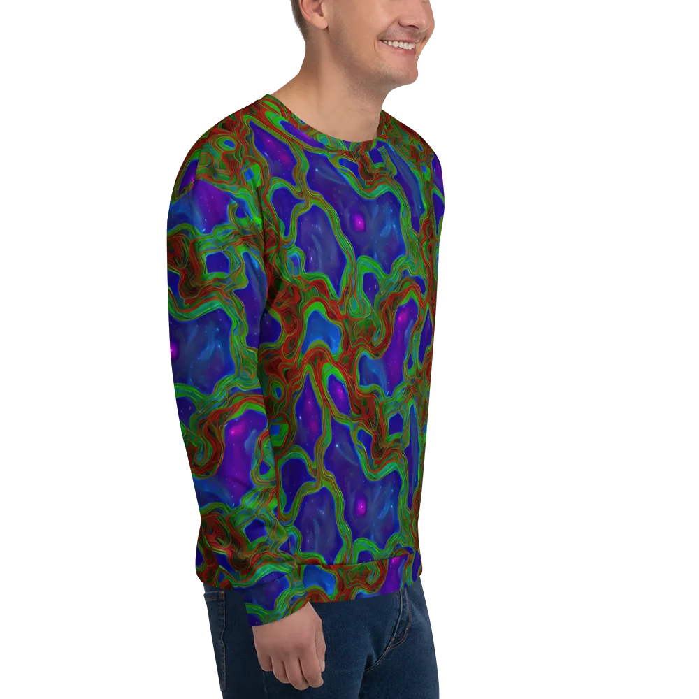 Astro Rapture on Sweatshirt — Right Front