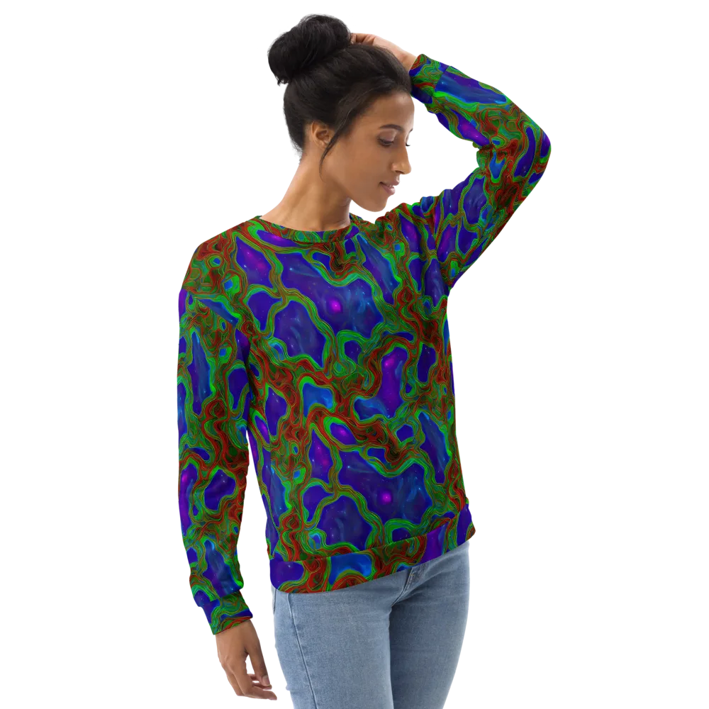 Astro Rapture on Sweatshirt — Right Front