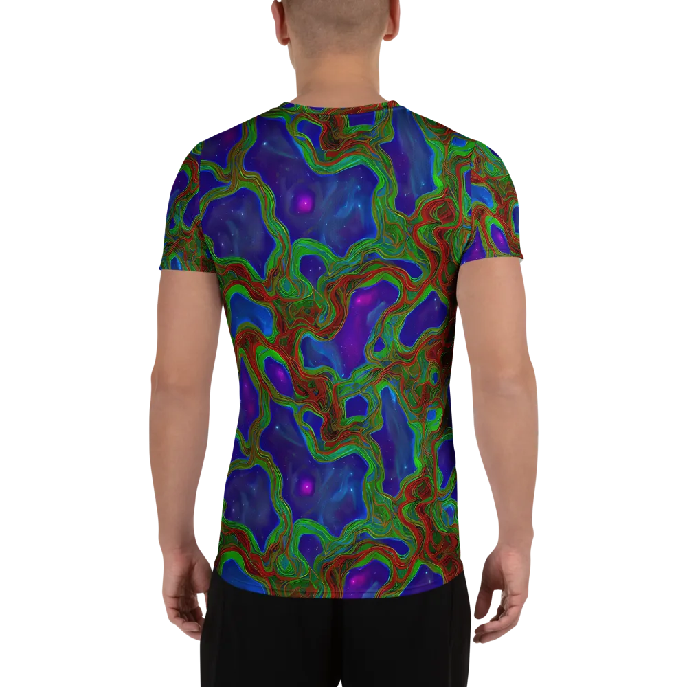 Astro Rapture on Men's Athletic T-Shirt — Back