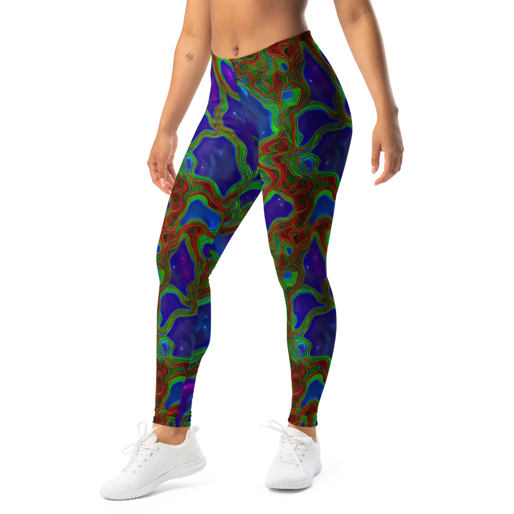 Astro Rapture on Leggings — Left Front