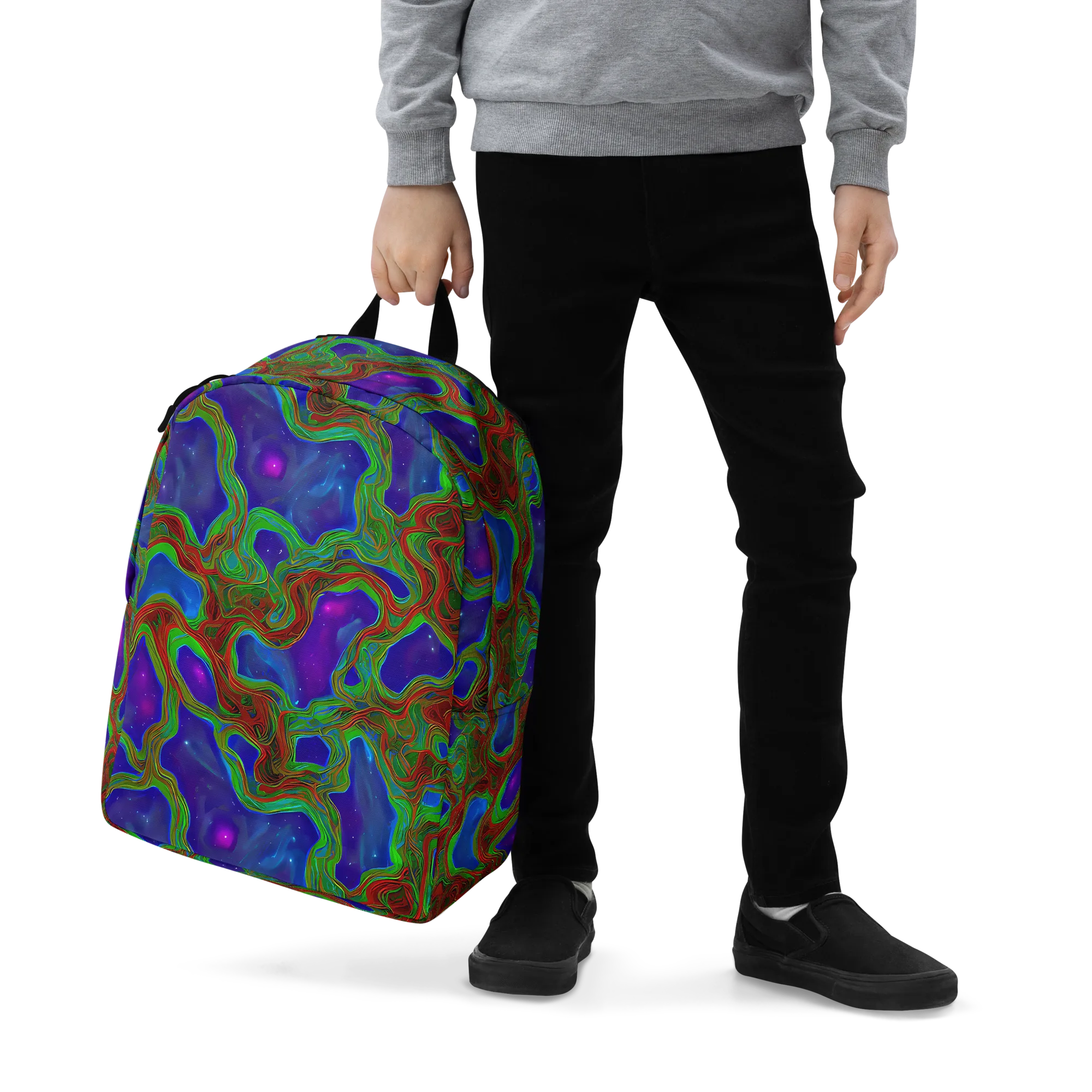 Astro Rapture on Minimalist Backpack — Zoomed-in