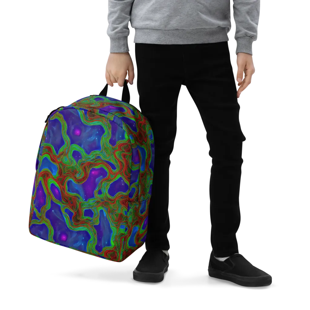 Astro Rapture on Minimalist Backpack — Zoomed-in