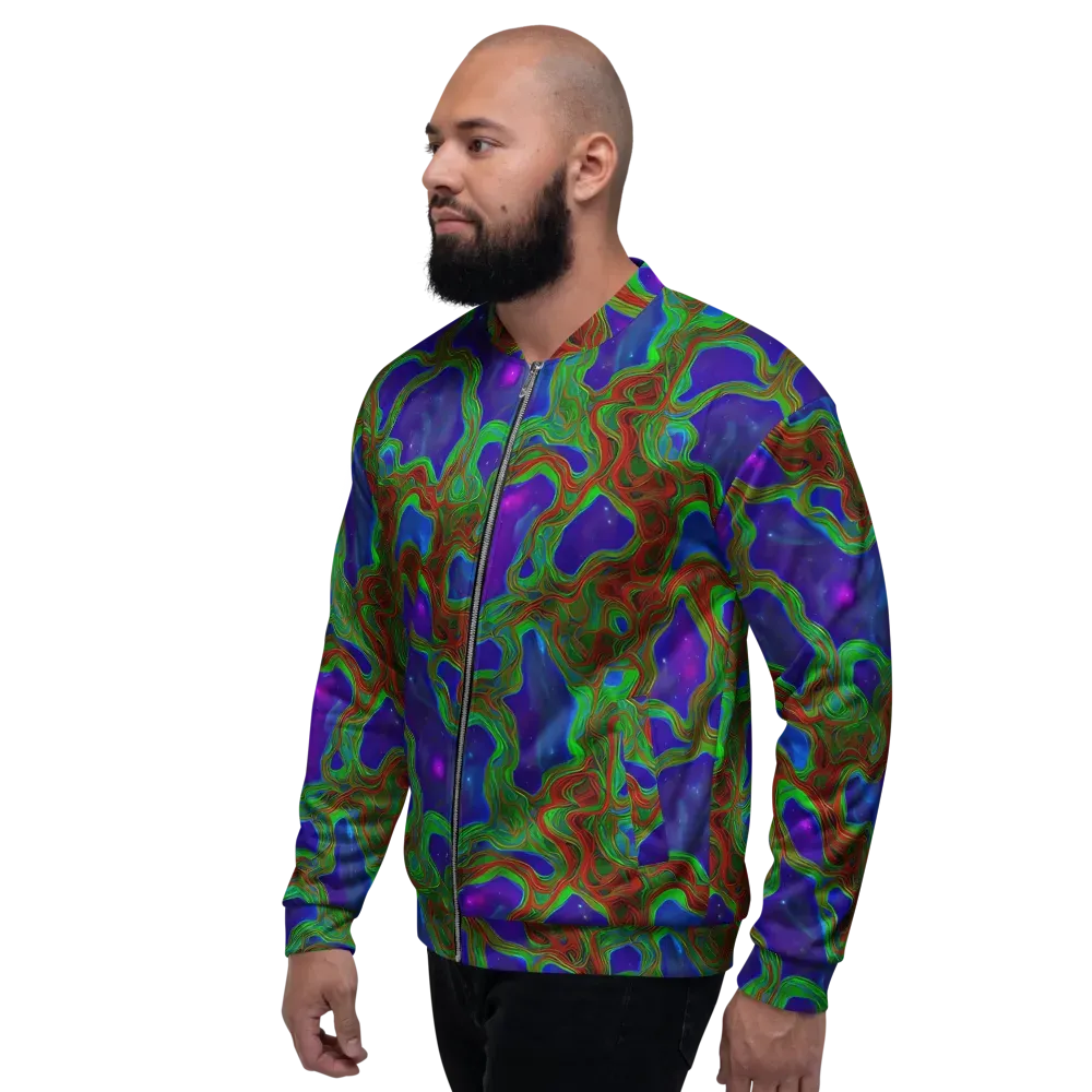 Astro Rapture on Bomber Jacket — Left