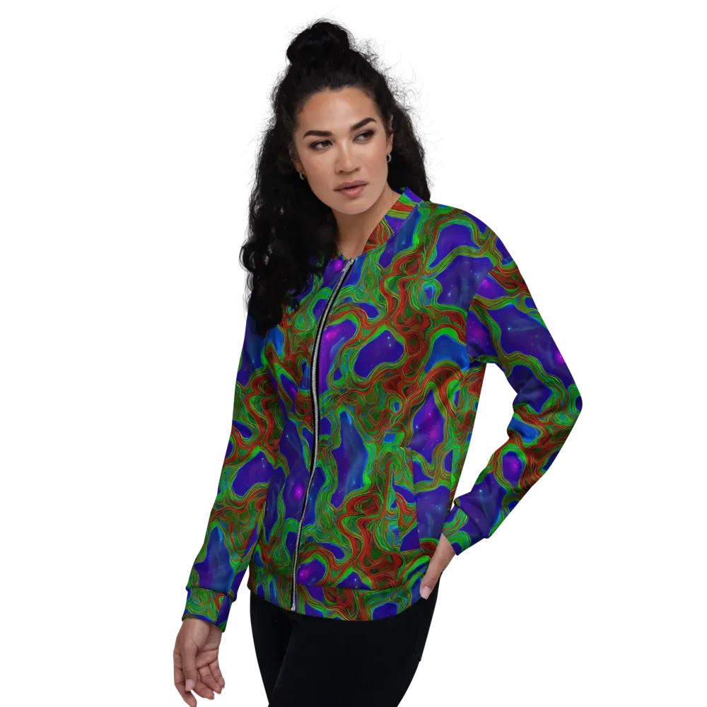 Astro Rapture on Bomber Jacket — Left
