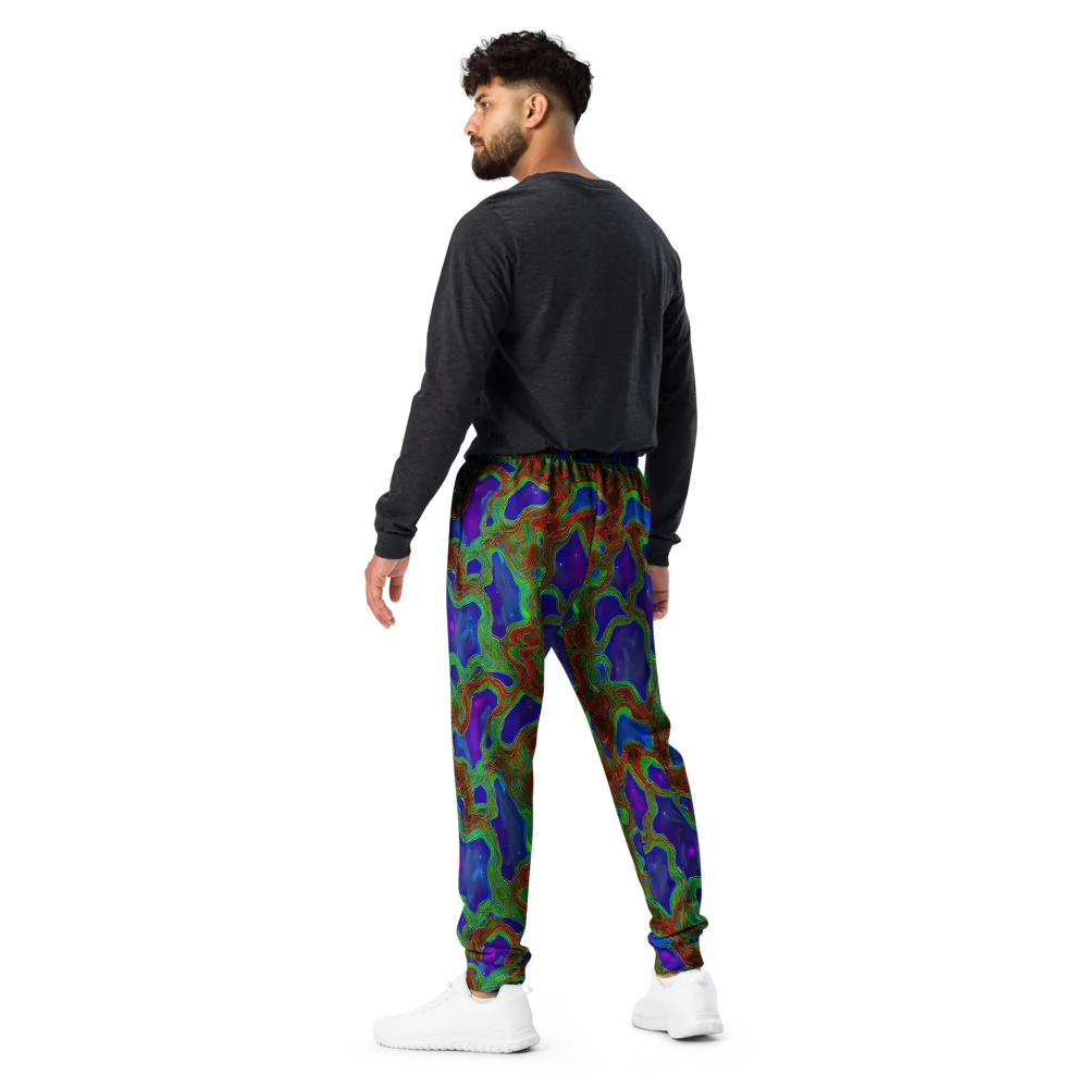 Astro Rapture on Men's Joggers — Back