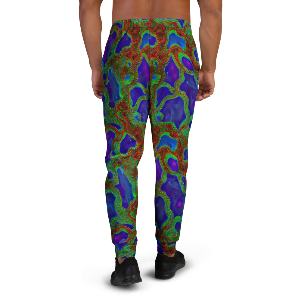 Astro Rapture on Men's Joggers — Back
