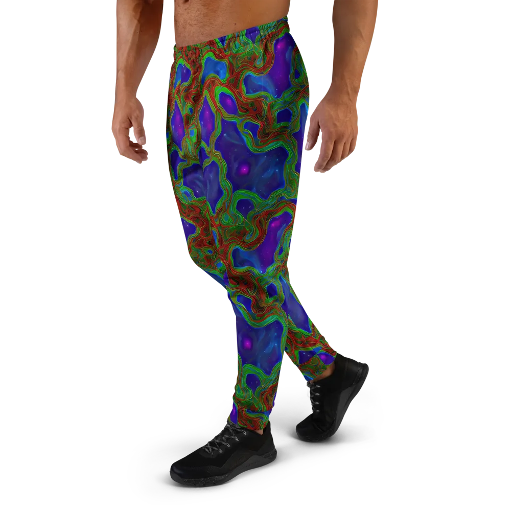 Astro Rapture on Men's Joggers — Left