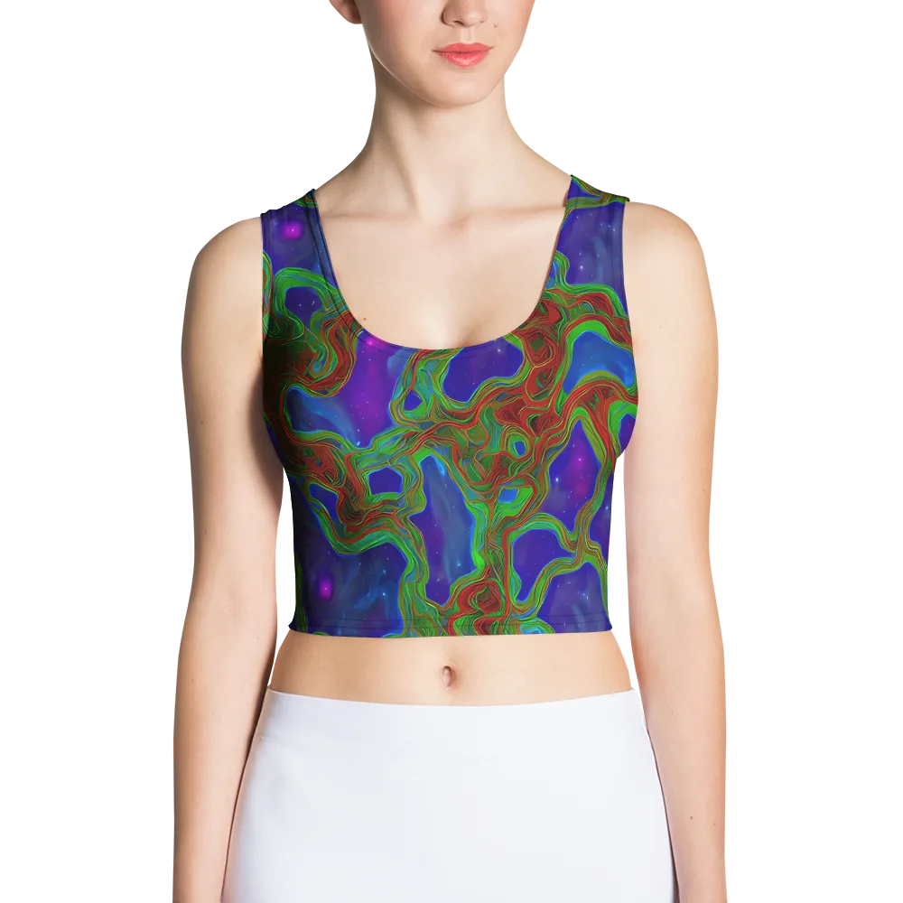 Astro Rapture on Crop Top — Front
