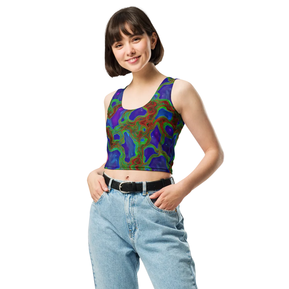 Astro Rapture on Crop Top — Front