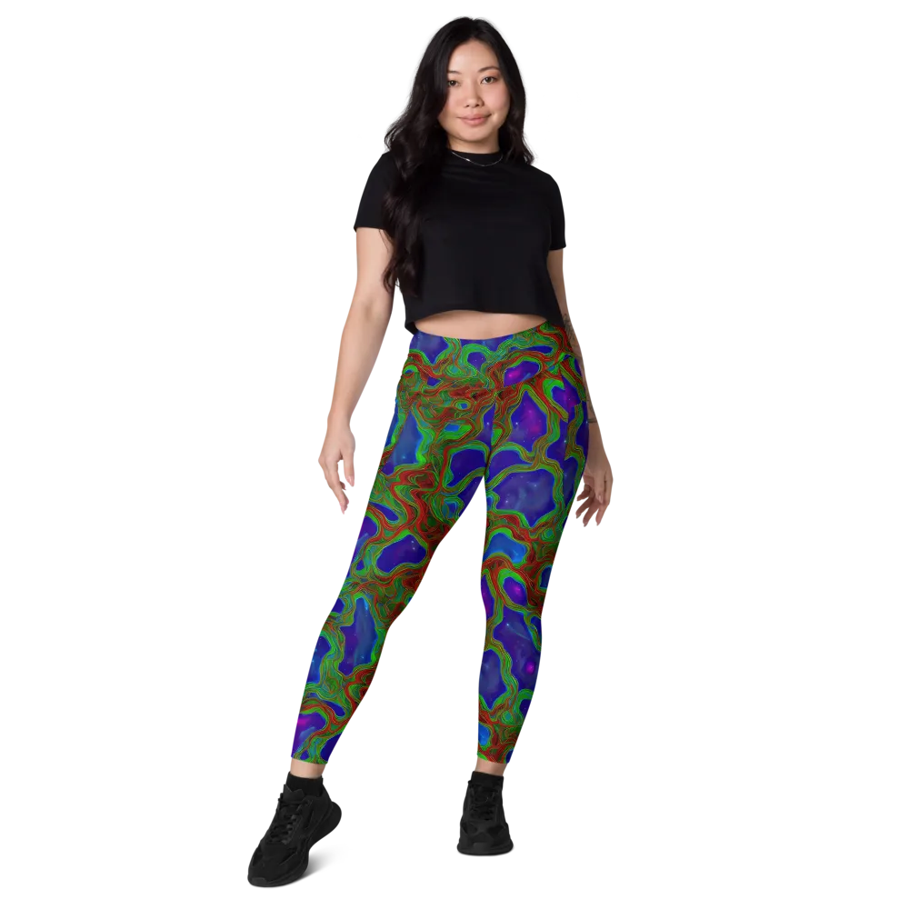 Astro Rapture on Leggings with Pockets — Front