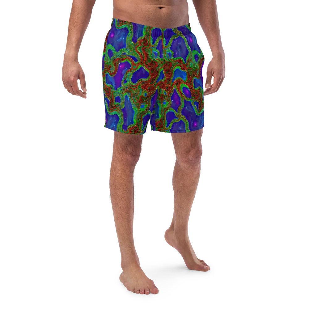 Astro Rapture on Swim Trunks — Front