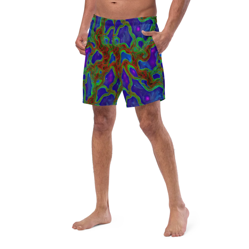 Astro Rapture on Swim Trunks — Left Front