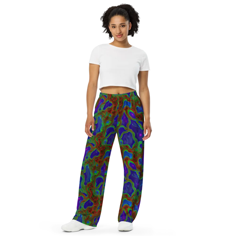 Astro Rapture on Wide-Leg Pants — Front
