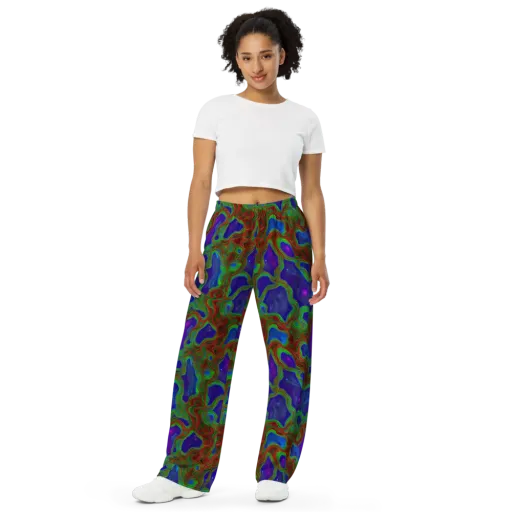 Astro Rapture on a Wide-Leg Pants