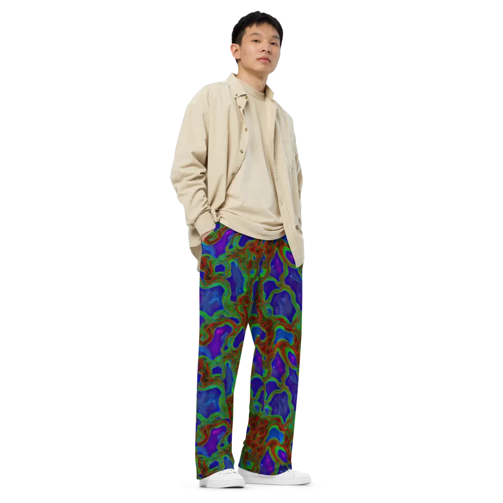 Astro Rapture on Wide-Leg Pants — Right Front