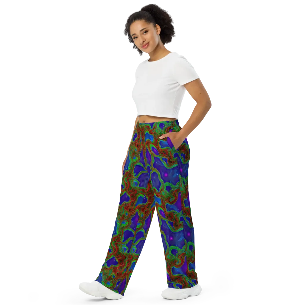 Astro Rapture on Wide-Leg Pants — Left Front