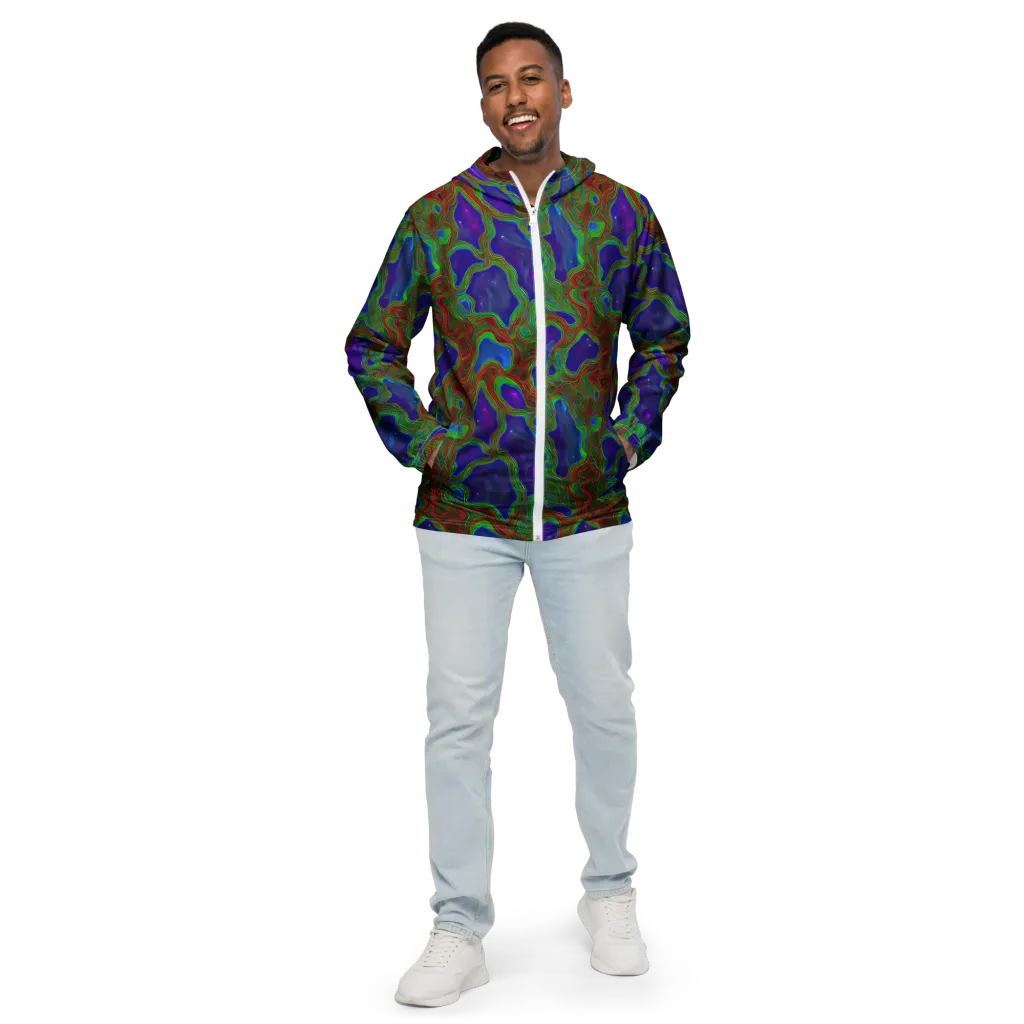 Astro Rapture on Men's Windbreaker — Front