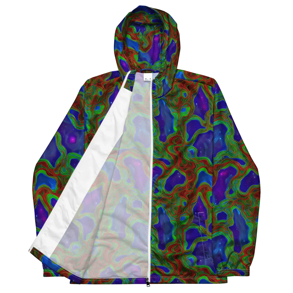 Astro Rapture on Men's Windbreaker — Front