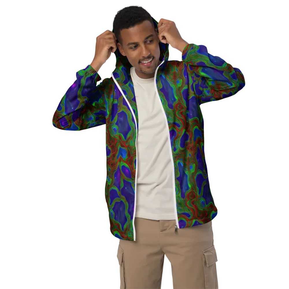 Astro Rapture on Men's Windbreaker — Front