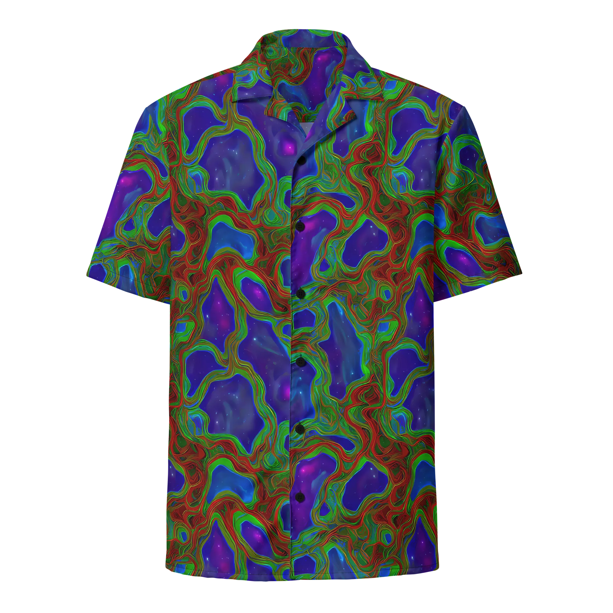 Astro Rapture on Button Shirt — Front