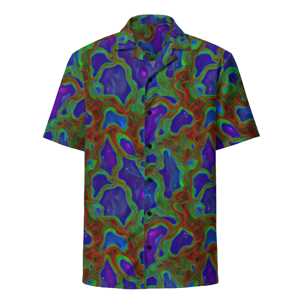 Astro Rapture on Button Shirt — Front