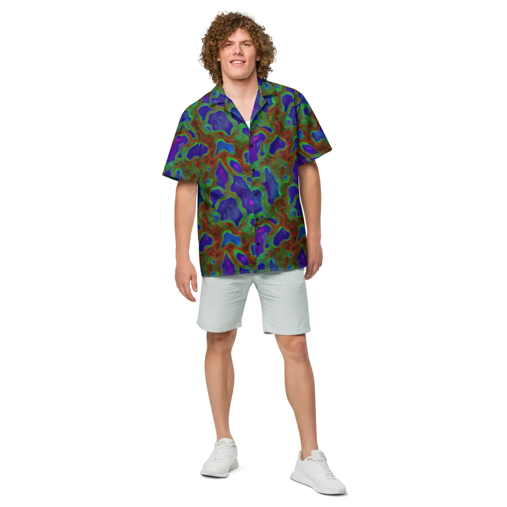 Astro Rapture on Button Shirt — Front