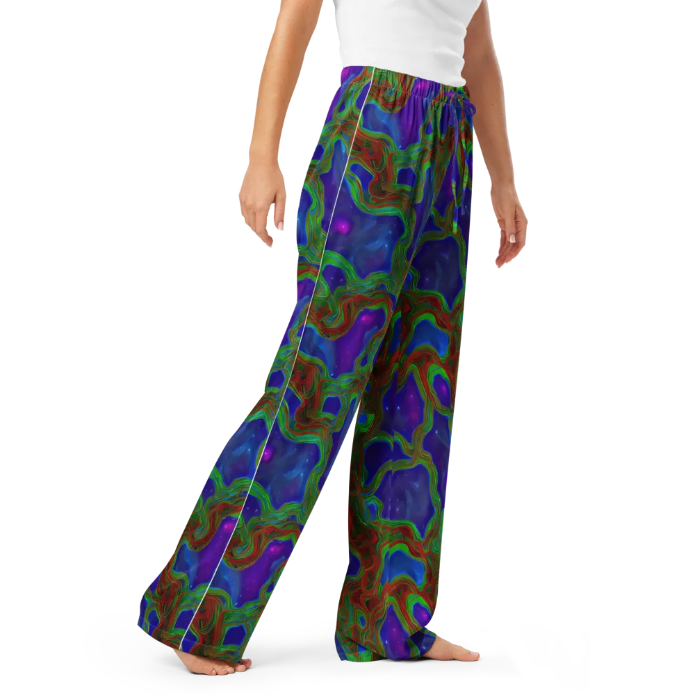 Astro Rapture on Women's Pajama Pants — Right Front