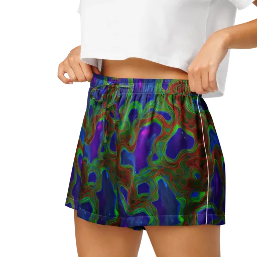 Astro Rapture on a Women's Pajama Shorts