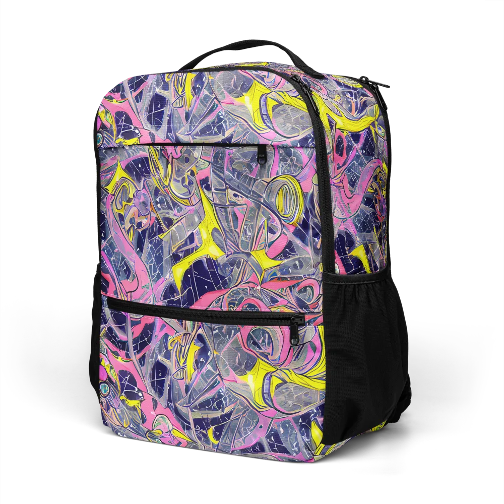 Synthetic Garden on Utility Backpack — Left Front