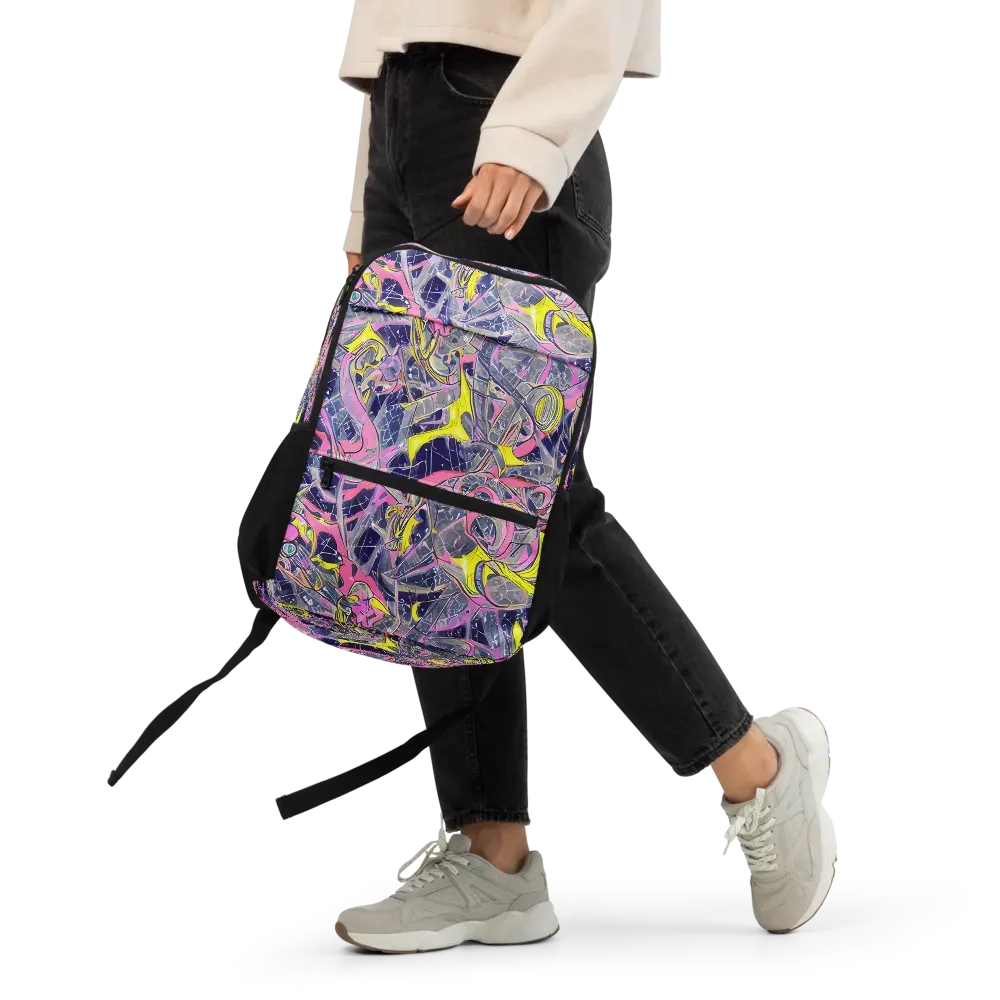 Synthetic Garden on Utility Backpack — Front