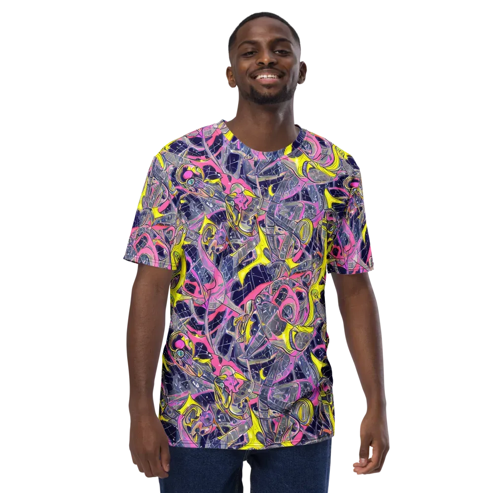 Synthetic Garden on Men's Crew Neck T-Shirt — Front