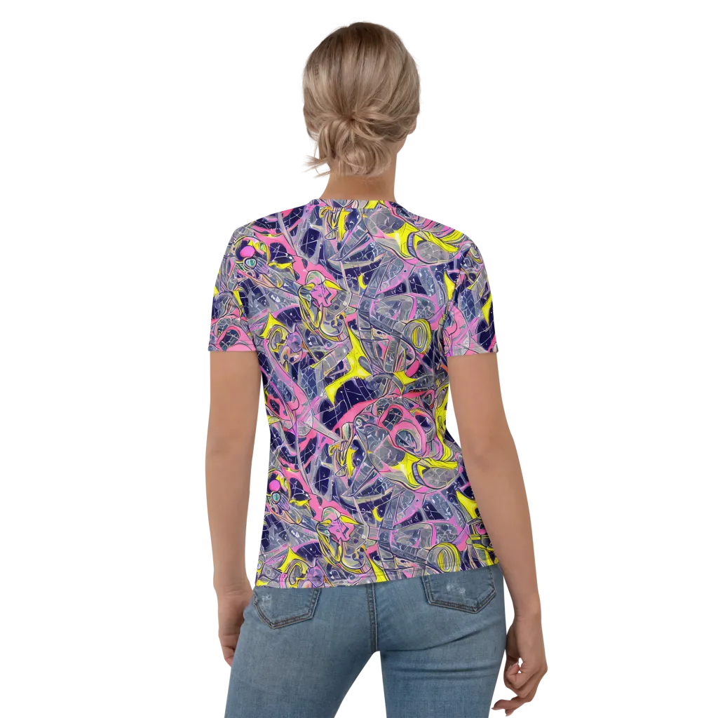 Synthetic Garden on Women's Crew Neck T-Shirt — Back