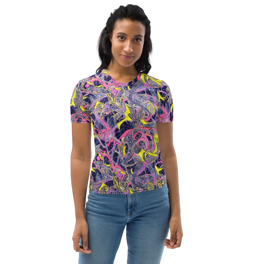 Synthetic Garden on Women's Crew Neck T-Shirt — Front